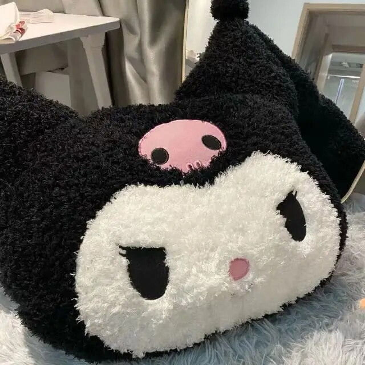 

Подушка Kawaii Sanrios Hello Kitty Kuromi Melody, черный / белый