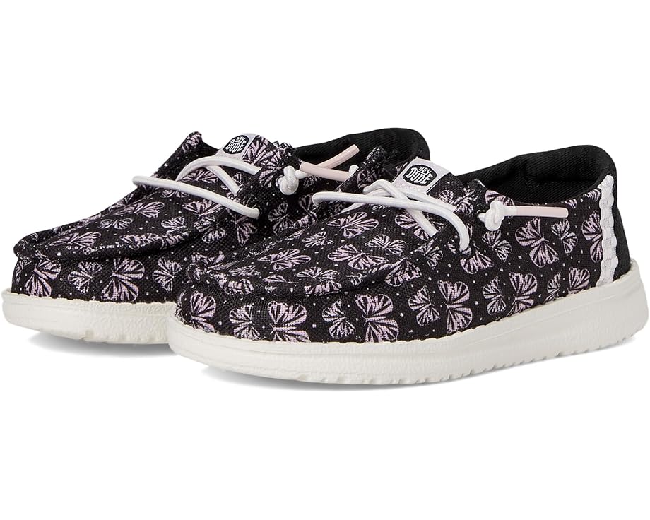

Кроссовки Hey Dude Kids Wendy Butterfly, цвет Black/Pink