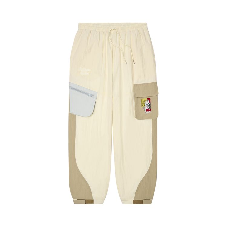 

Спортивные брюки KidSuper Cargo Pocket Track Pants 'Cream', кремовый
