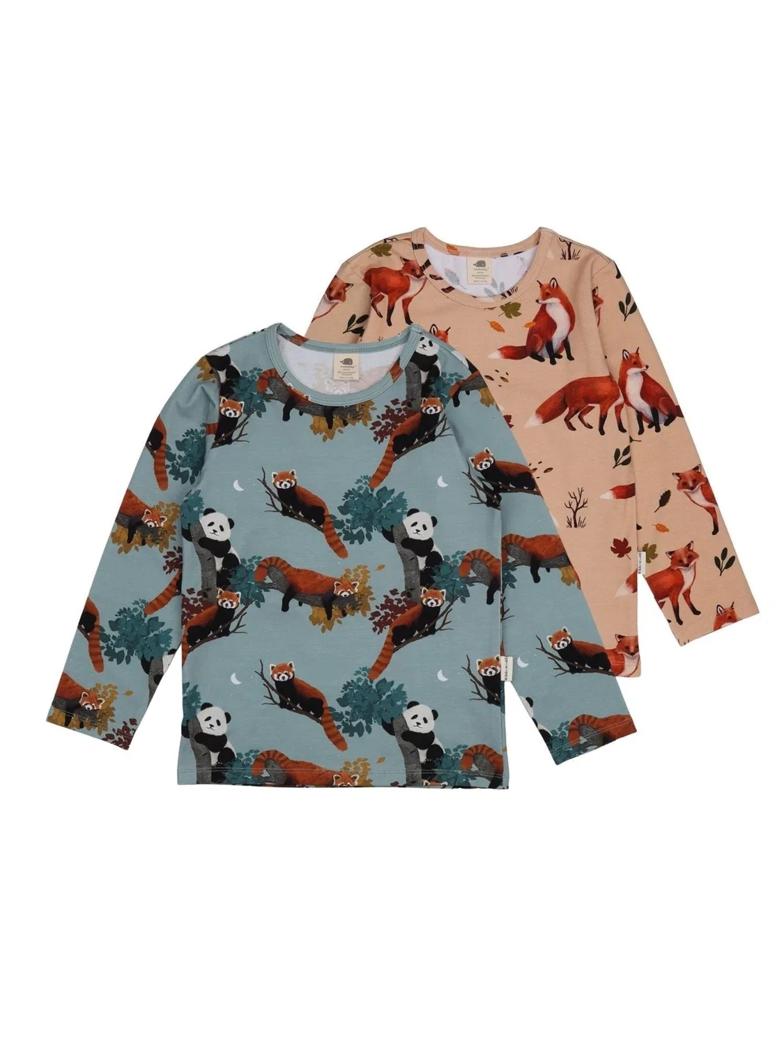 Футболка Walkiddy Красные лисы, мультиколор