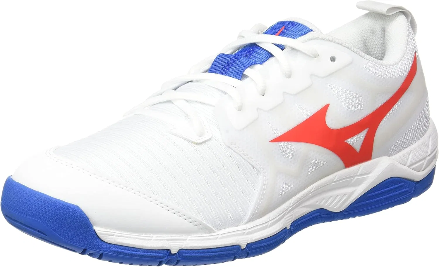 Волейбольные кроссовки Mizuno Supersonic 2 унисекс, White Irred French Blue