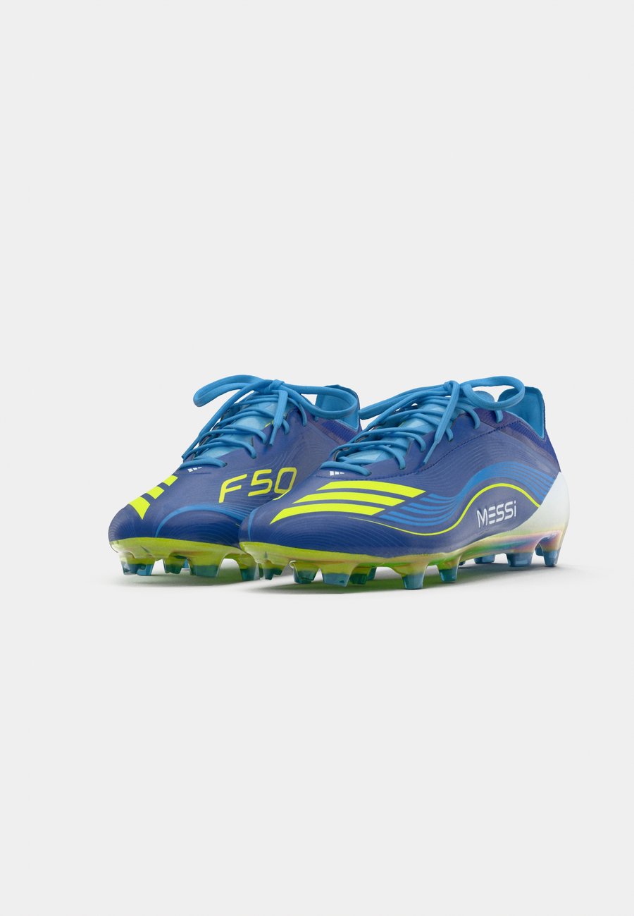 Кроссовки Adidas Performance F50 MESSI ELITE FIRM GROUND FOOTBALL BOOTS, Team Royal Blue/Solar Yellow/Semi Blue Burst/Royal Blue — фото 4