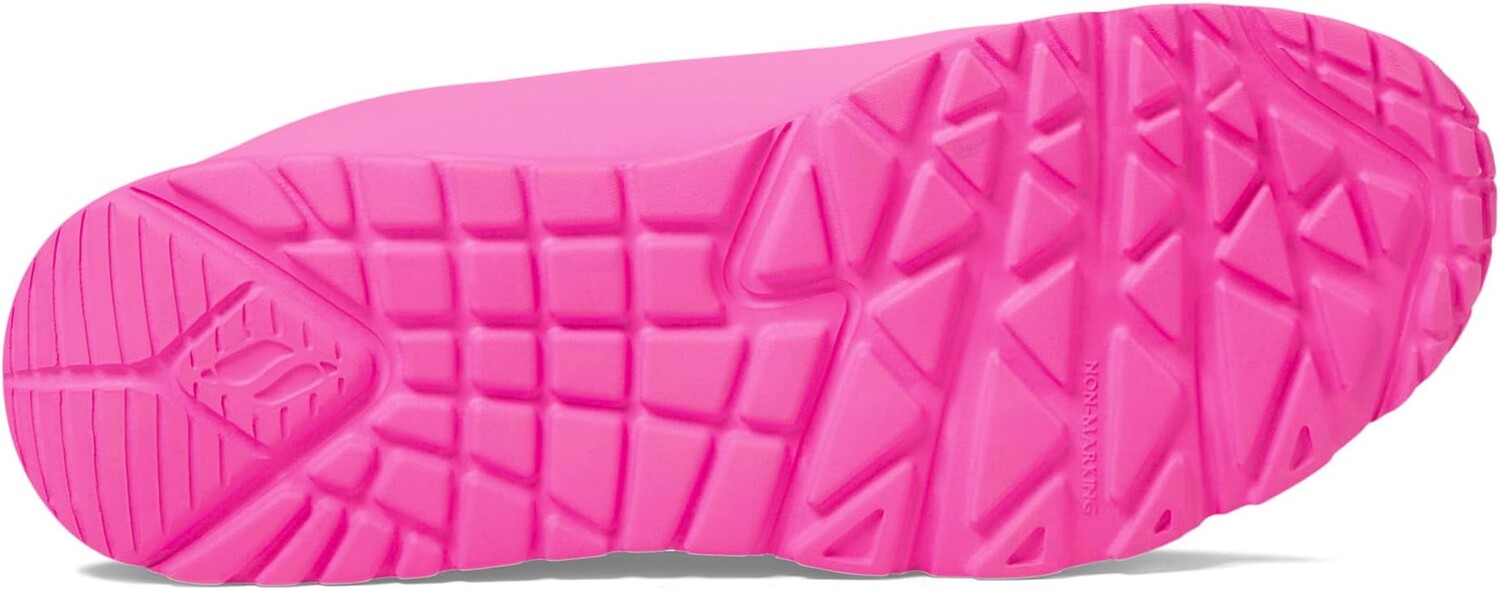 Кроссовки SKECHERS KIDS Jgoldcrown:Uno Lite - Metallic Love 314067L, цвет Hot Pink/Multi — фото 3