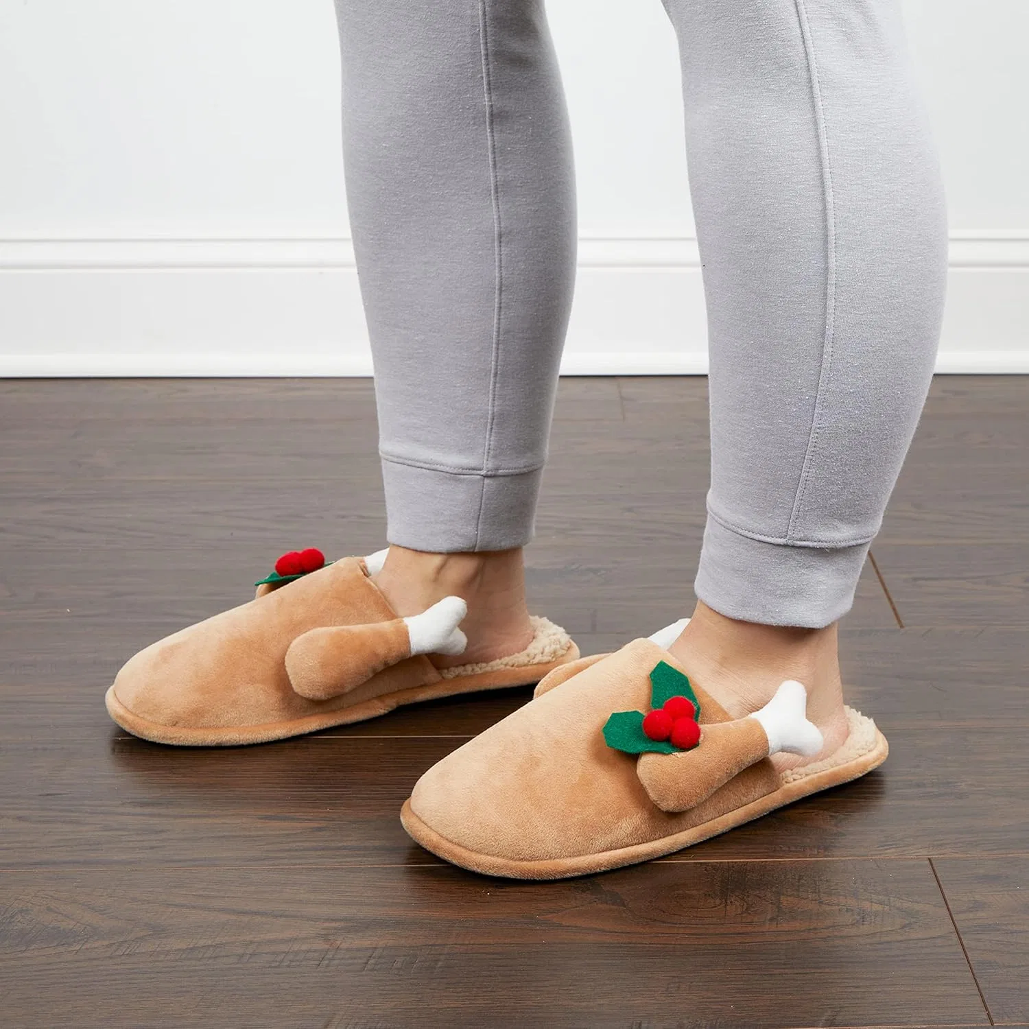 Тапочки с индейкой Dearfoams мужские — фото 3
