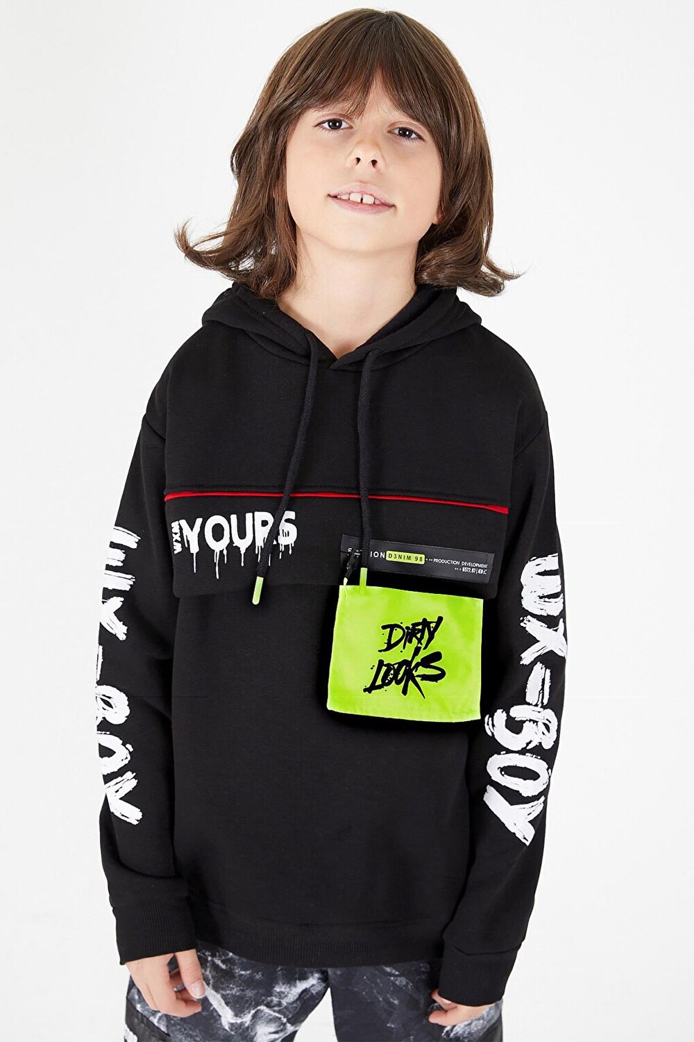 

Толстовка с капюшоном Boy's Yours Text Printed 14183 My Serenad