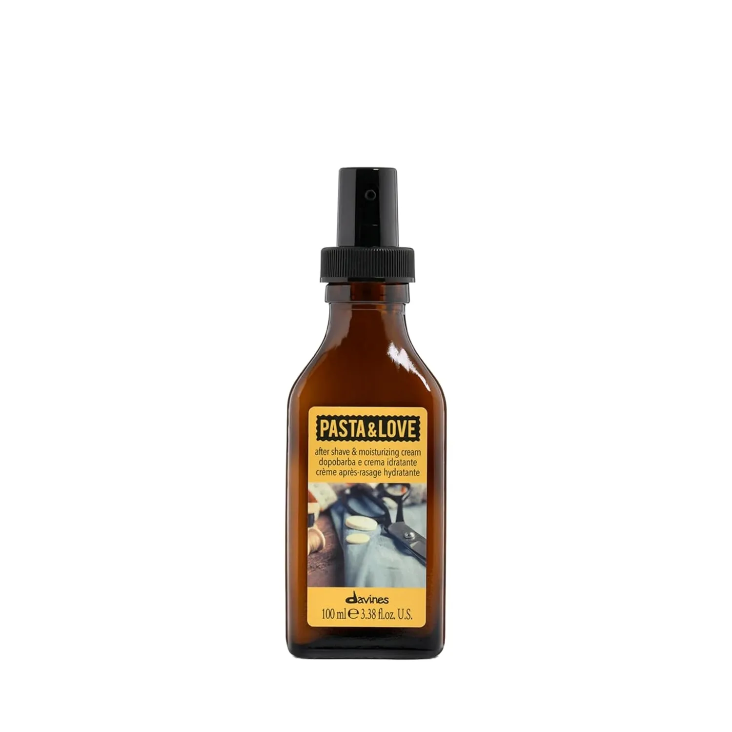 Davines Pasta & Love Крем после бритья и увлажняющий, успокаивающее средство - успокаивает раздражение, уменьшает покраснение и увлажняет чувствительную кожу, 100 мл