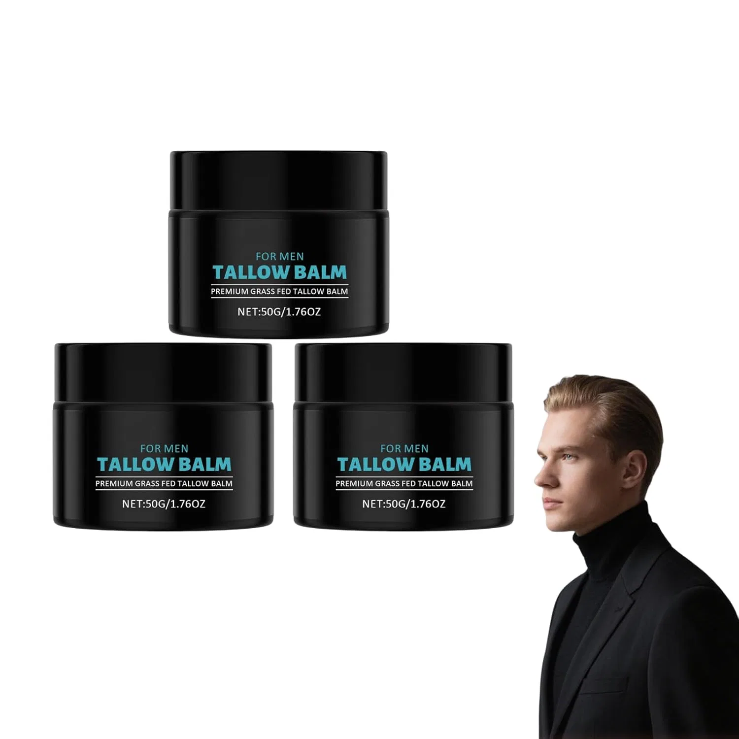 Крем для лица Vkaoess — Мужской бальзам Sebum Balm против морщин, 3 упаковки , 3 Boxes, 50 г