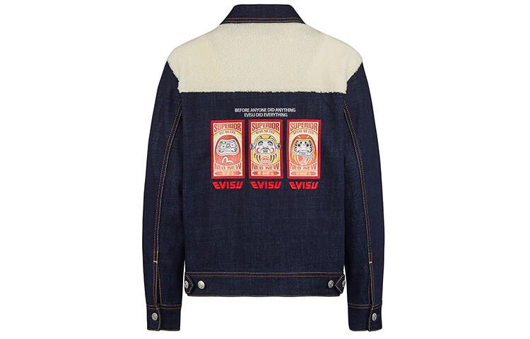 

Джинсовая куртка женская джинсовая Evisu, цвет Denim