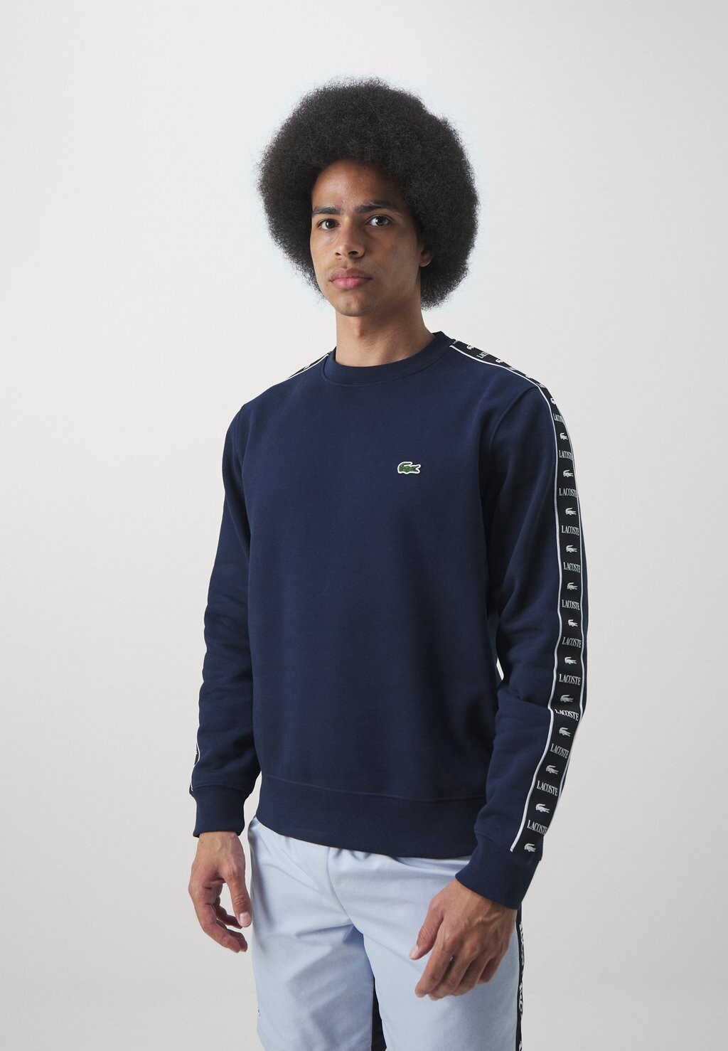

Свитер Tape Lacoste Sport, темно-синий