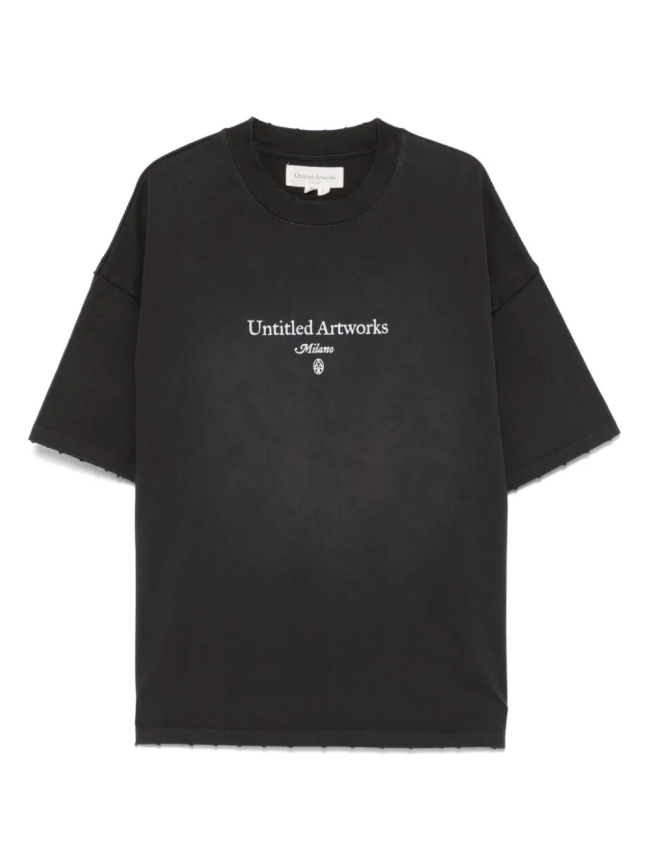 

UNTITLED ARTWORKS logo-print Футболка, черный