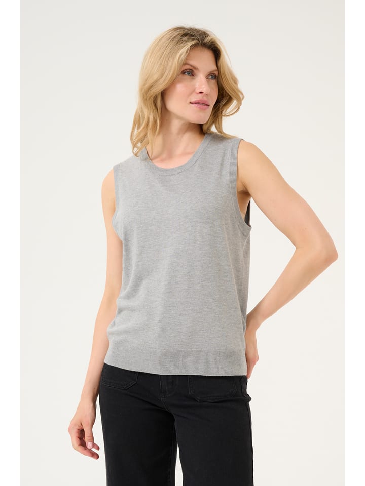 

Kaffe Пуловер "Лизза" серого цвета