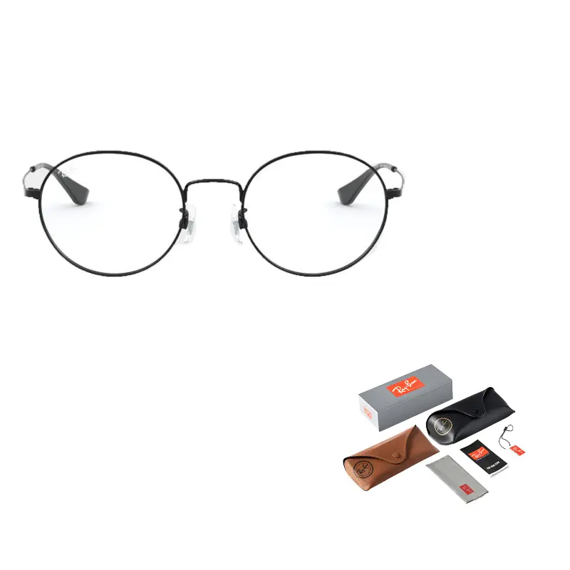 

RayBan Круглая оправа для очков унисекс, Black