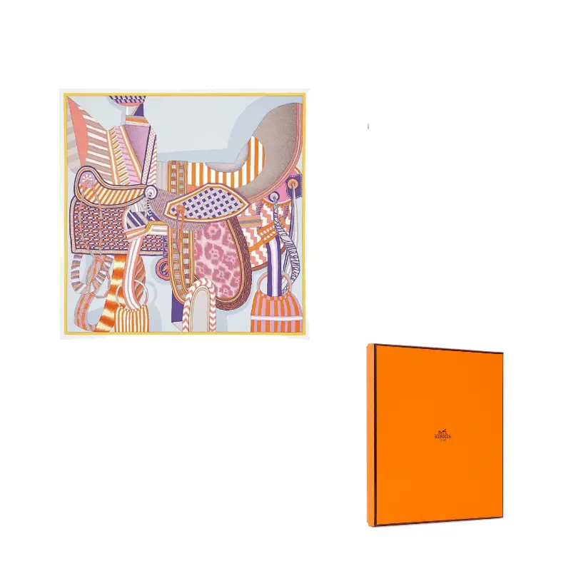 

HERMES Шёлковый шарф унисекс, Multicolor