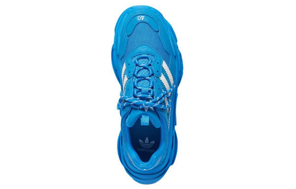 Кроссовки x adidas triple s sneakers 'blue white' Balenciaga, синий — фото 3