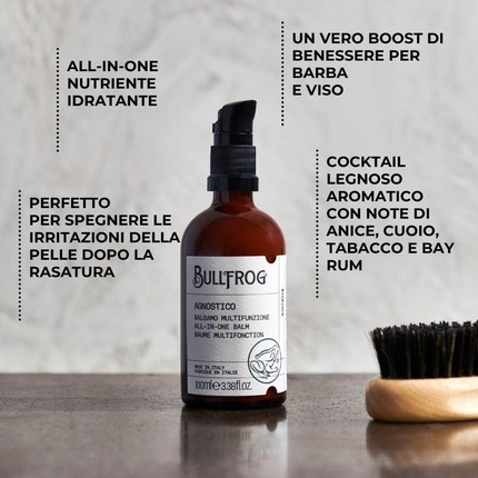 Agnostico All-In-One Balm 100 мл Смягчающий Увлажняющий Укрощающий Bullfrog — фото 3
