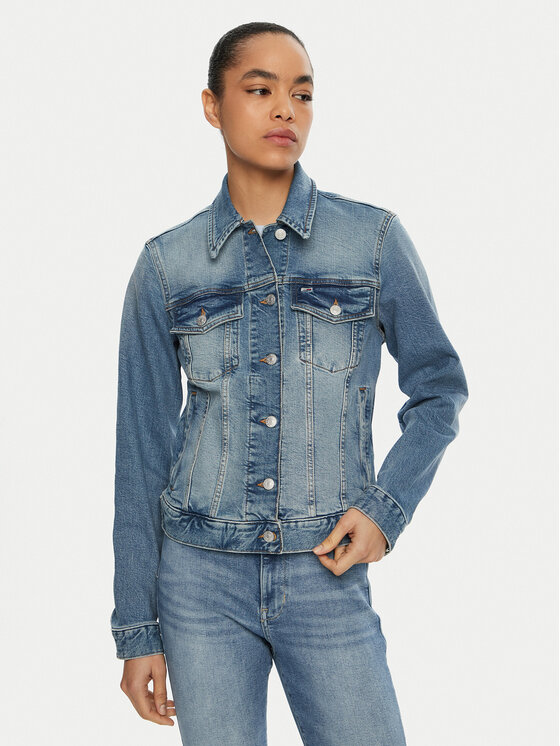 

Джинсовая куртка обычного кроя Classic DW0DW19858 Tommy Jeans, синий