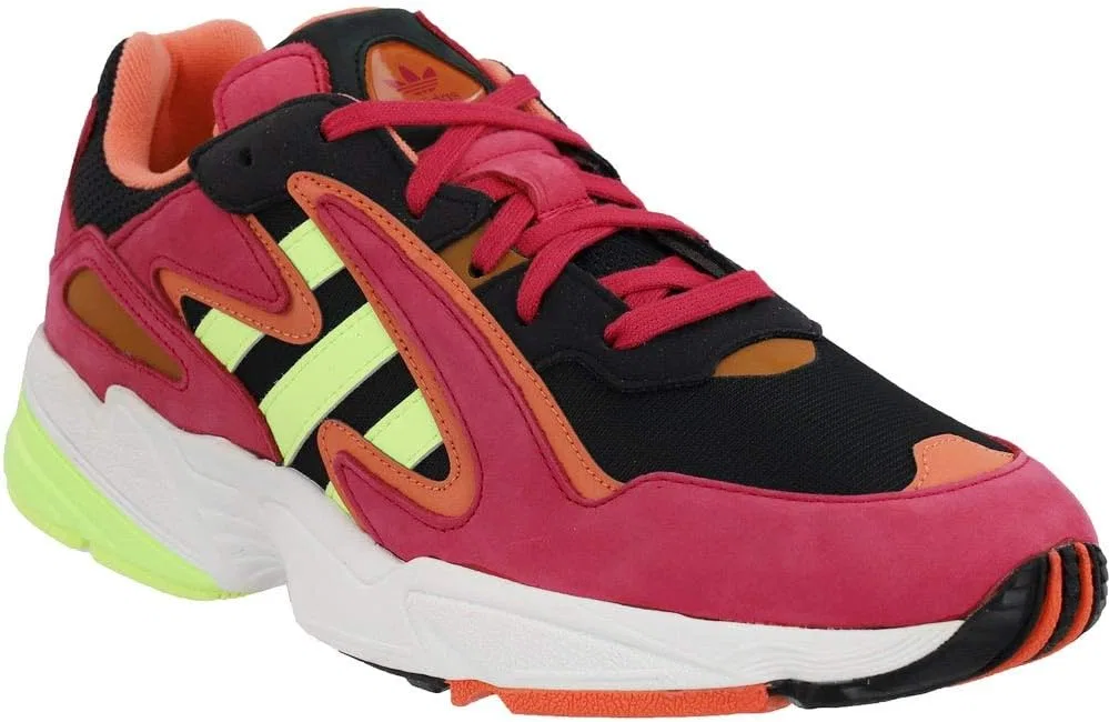 Кроссовки Adidas mens yung-96 chasm, Core Black Hi Res Yellow Energy Pink F17 — фото 2
