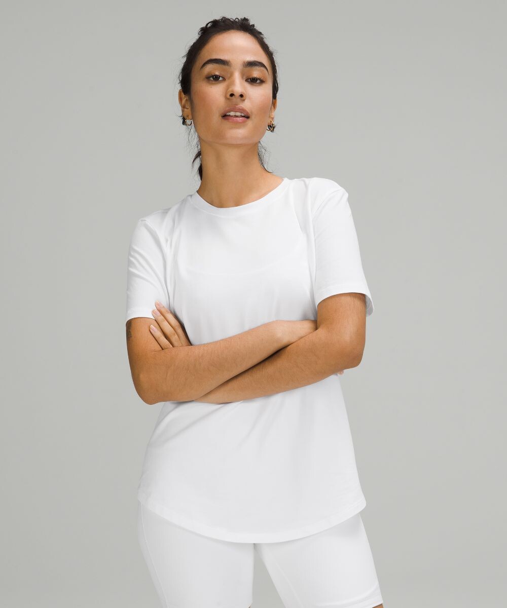 

Футболка с круглым вырезом Love Lululemon, белый