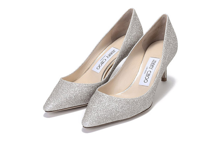 ROMY Zhou Yangjie Туфли на высоком каблуке 6 см Женские Платиновые Jimmy Choo — фото 4
