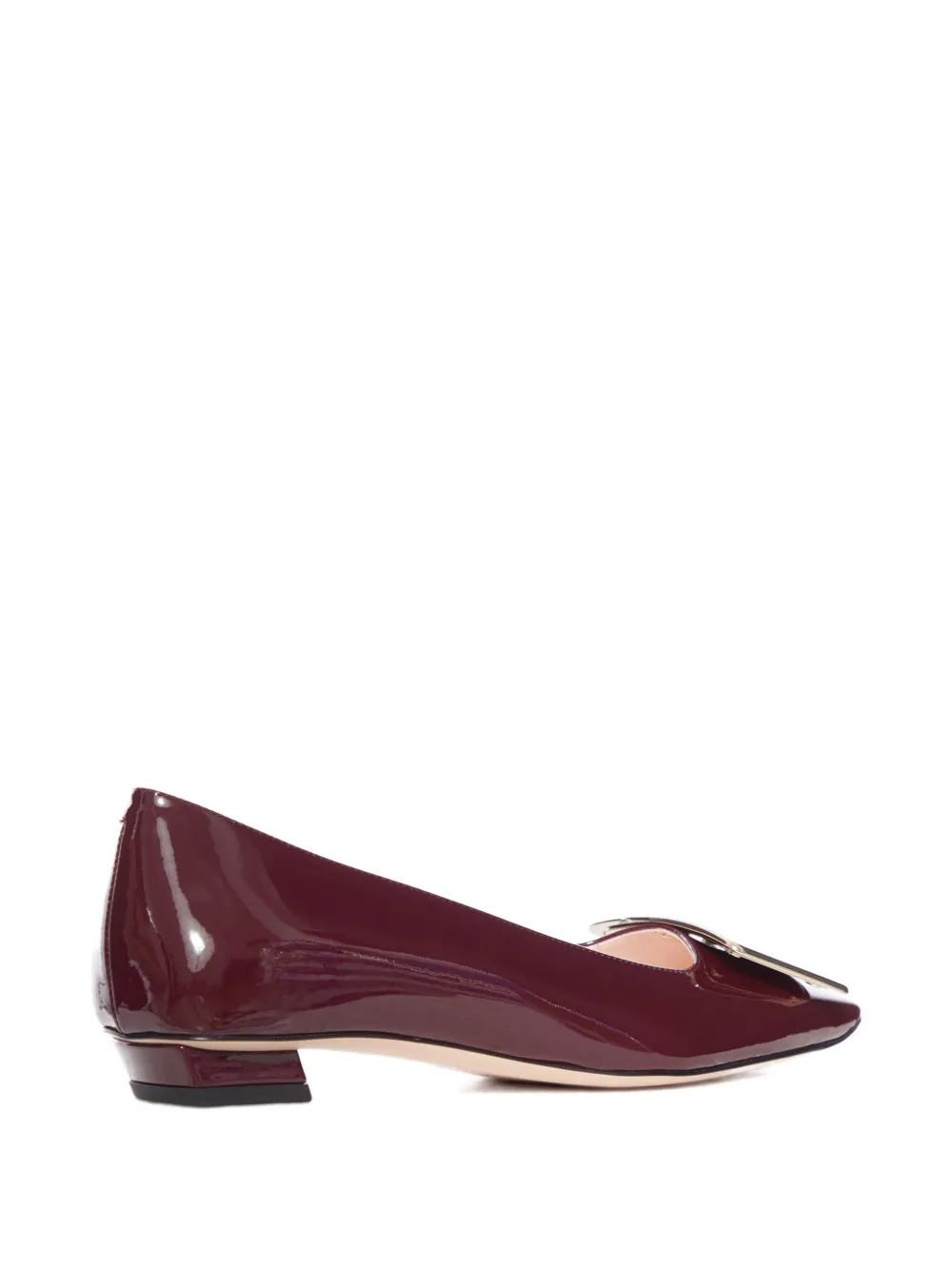 Лакированные туфли Belle с пряжками Roger Vivier, красный — фото 3
