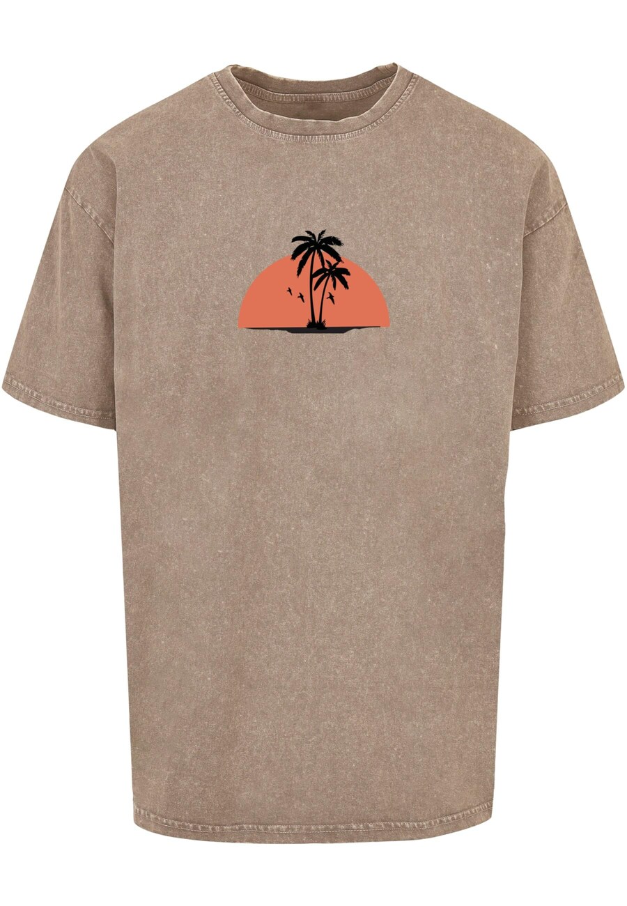 

Классическая футболка Merchcode Shirt Summer - Beach, светло-коричневый