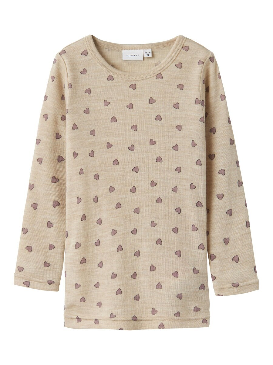 

Блуза NAME IT Blouse, пятнистый бежевый