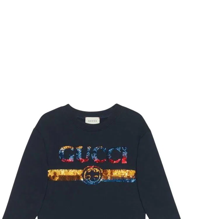 Свитшот Marine Blue GUCCI Kids' — фото 3