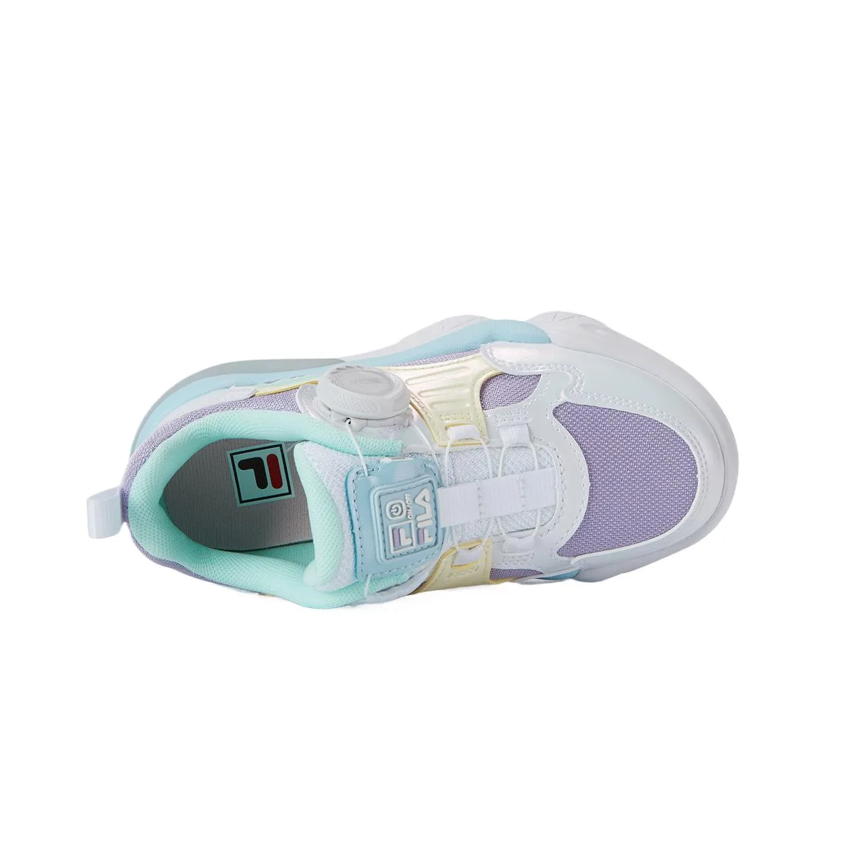 FILA KIDS Детские кроссовки для тренировок BOA Low top цвета светло-лавандовый/ирис — фото 2