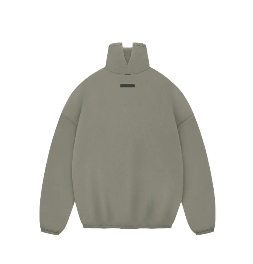 Топ adidas x Fear of God Athletics Suede Fleece Mock Neck 'Clay' — фото 2