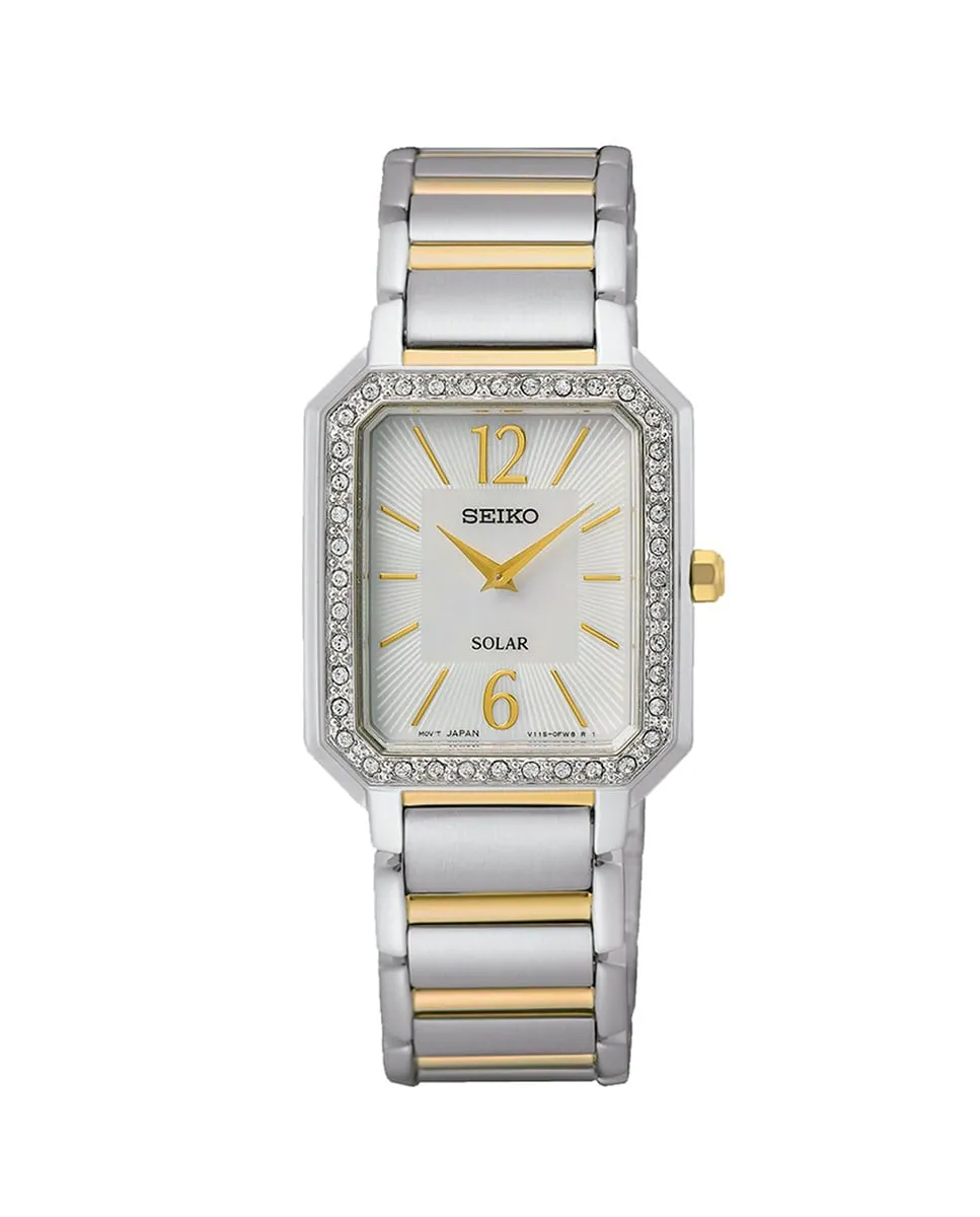 

Женские часы SUP466P1 из стали и серебряного ремешка Seiko, серебряный