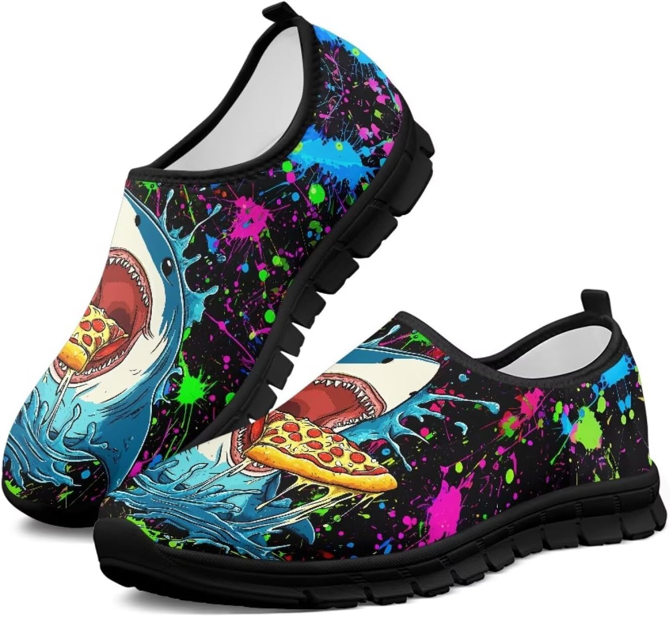 

Комфортные слипоны для мужчин, медицинские легкие кеды без шнурков, низкие кроссовки, дышащие, мягкие, для спортзала и повседневной носки, размер 5-14, черная подошва Ocxbuir