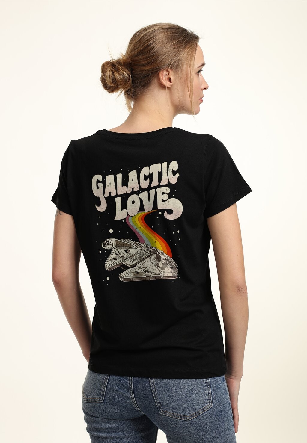

Футболка с принтом STAR WARS CLASSIC GALACTIC LOVE Star Wars, черный