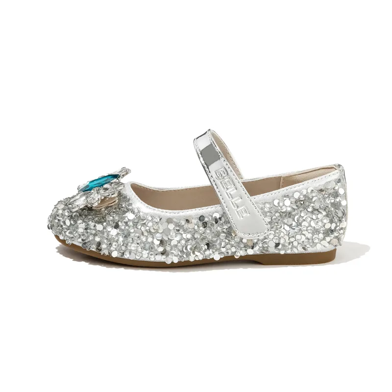 Детские кожаные туфли Low top BELLE, розовый — фото 3