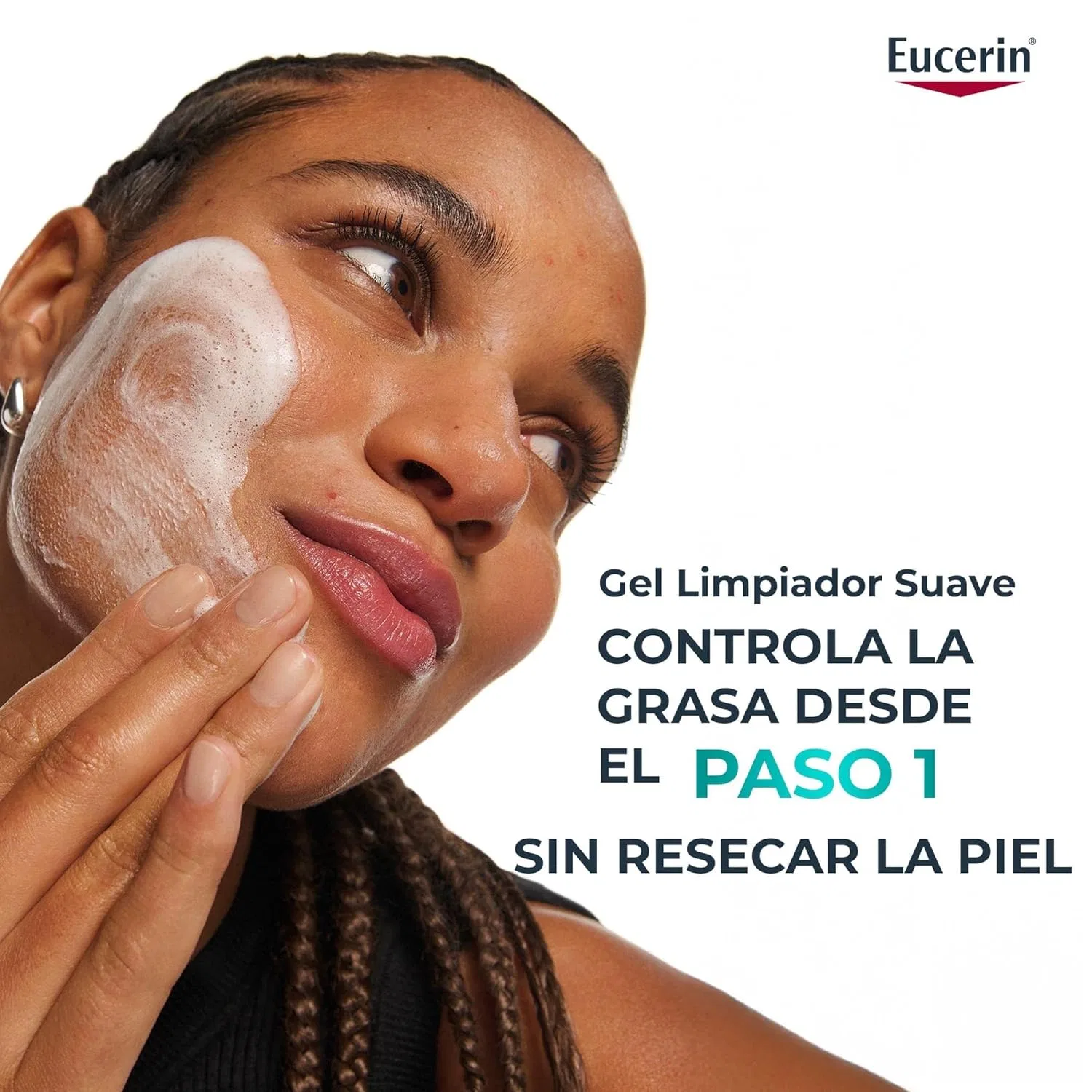 Гель для умывания Eucerin — Очищающий гель для лица DermoPure, 200 мл — фото 4
