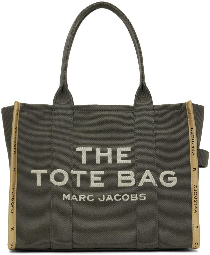 

Сумка-тоут цвета хаки «The Jacquard Large» Marc Jacobs