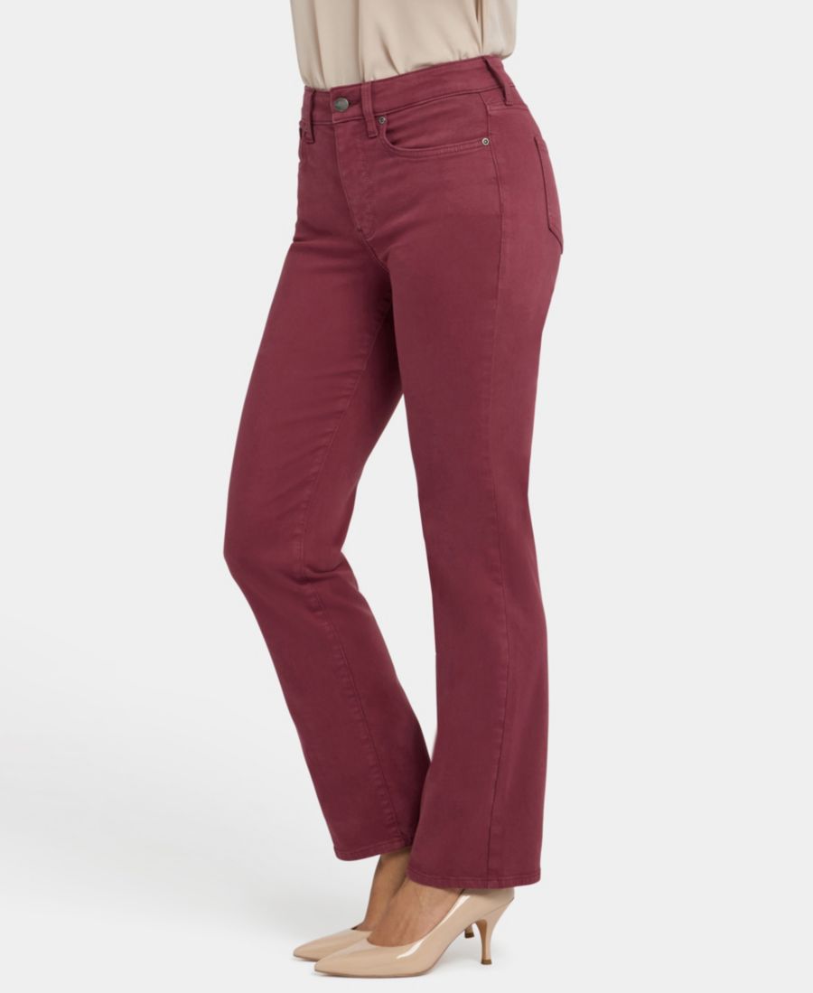 Женские прямые джинсы Мэрилин с высокой посадкой NYDJ, True Burgundy — фото 2