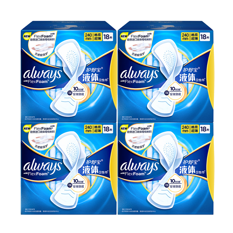 Гигиенические прокладки Always с технологией FlexFoam, 8 + 2 шт — фото 4