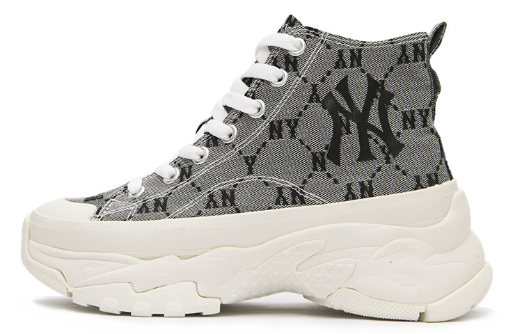 

Кеды MLB Chunky High Canvas Shoes Unisex High-Top Gray