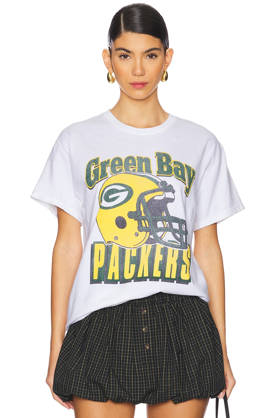 

Футболка packers с надписью «helmut» Junk Food, белый