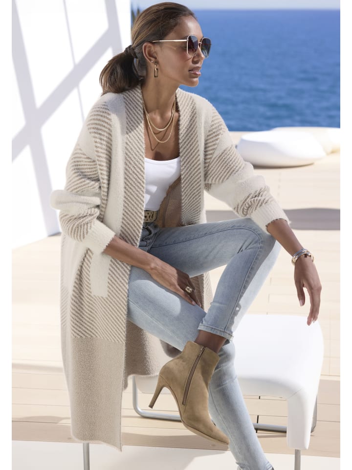 

Кардиган LASCANA, цвет creme-beige