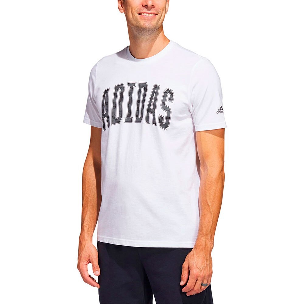 

Футболка с коротким рукавом adidas Camo, белый