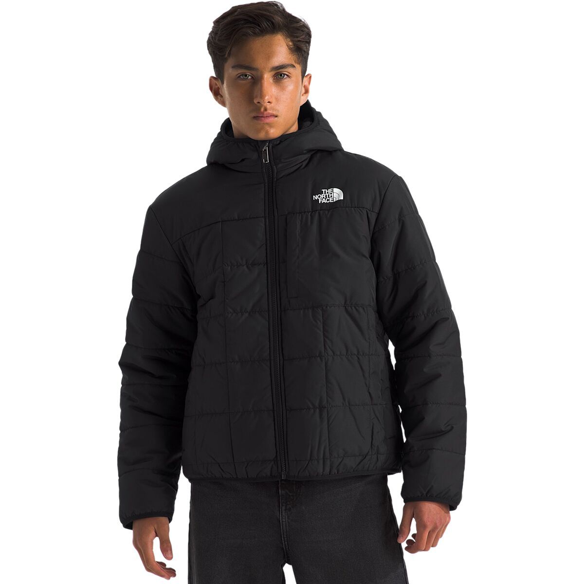 

Реверсивная худи с капюшоном на молнии Shasta — для мальчиков The North Face, черный