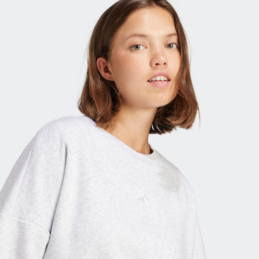 Свитер с капюшоном на молнии ADIDAS SPORTSWEAR Athletic Sweatshirt, пятнистый серый — фото 3