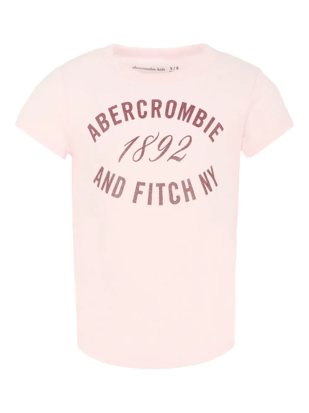 

Футболка с принтом логотипа ABERCROMBIE FITCH KIDS, розовый