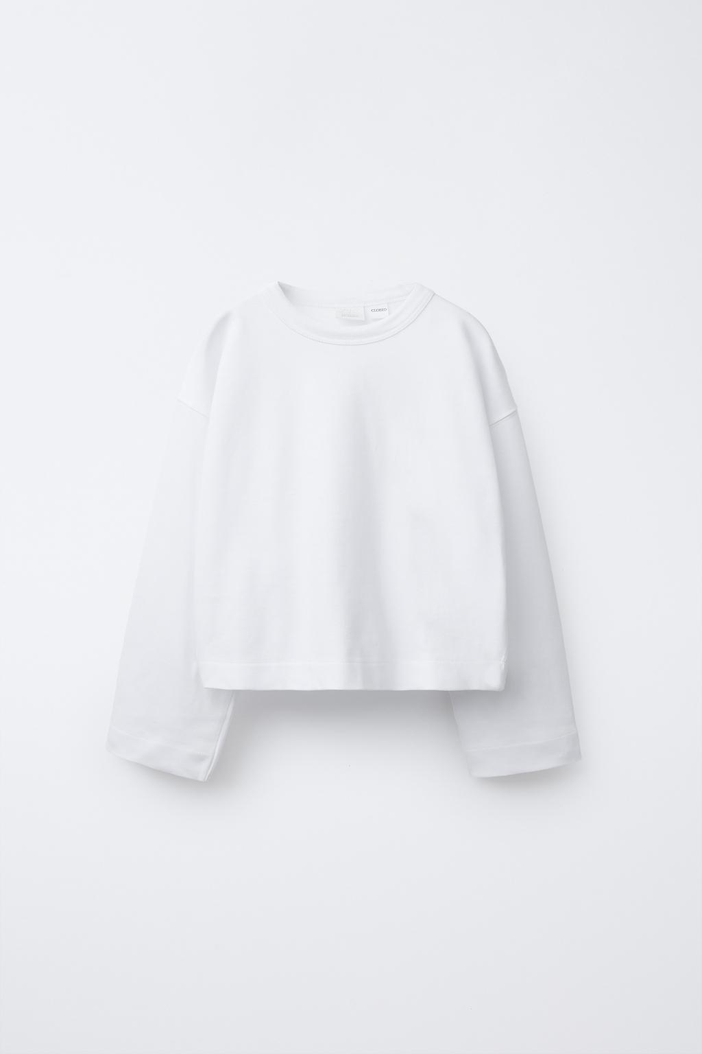 

Футболка с вышивкой на спине ZARA, белый