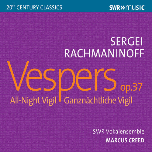 

CD диск Rachmaninoff / Koch / Creed: Vespers 37 All Night Vigil