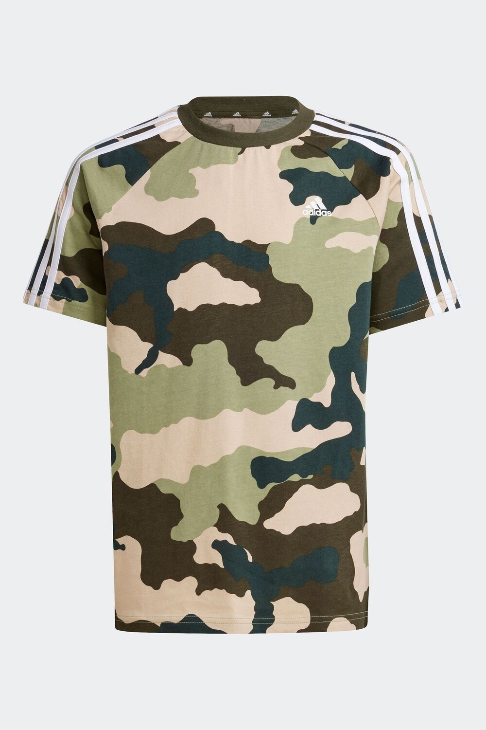 

Камуфляжная футболка Adidas, зеленый