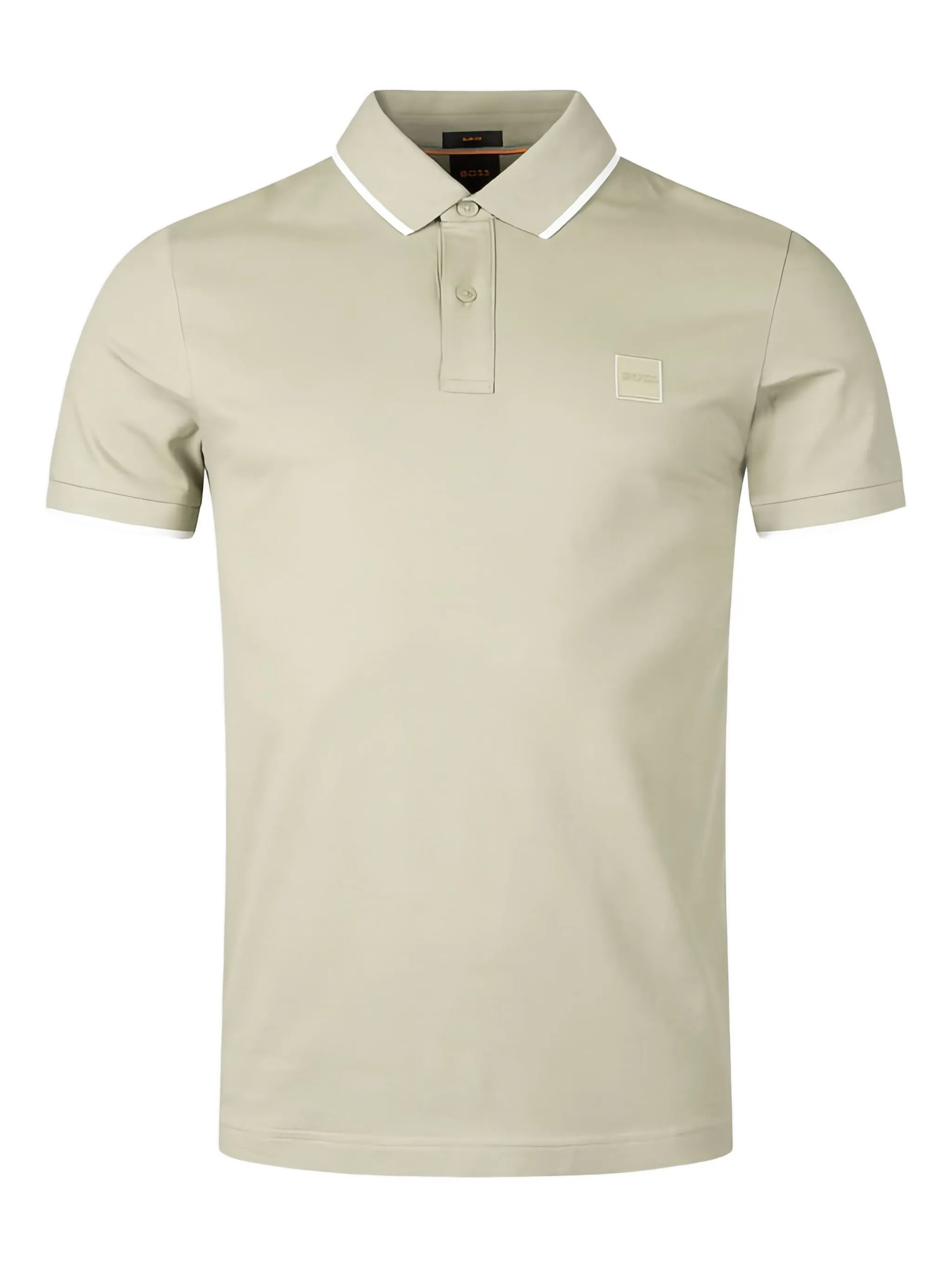 

Рубашка поло с нашивкой-логотипом Boss, зеленый