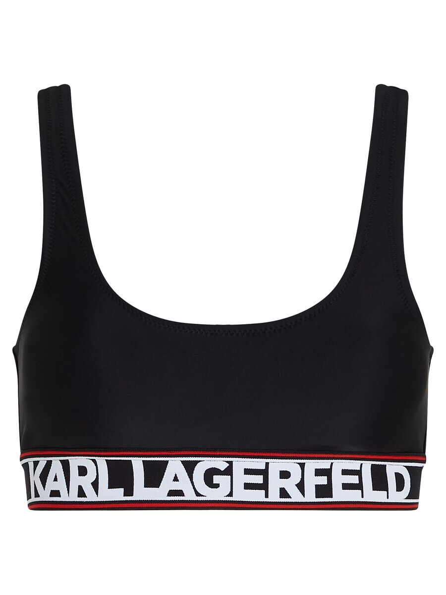 

Топ бикини Karl Lagerfeld, черный