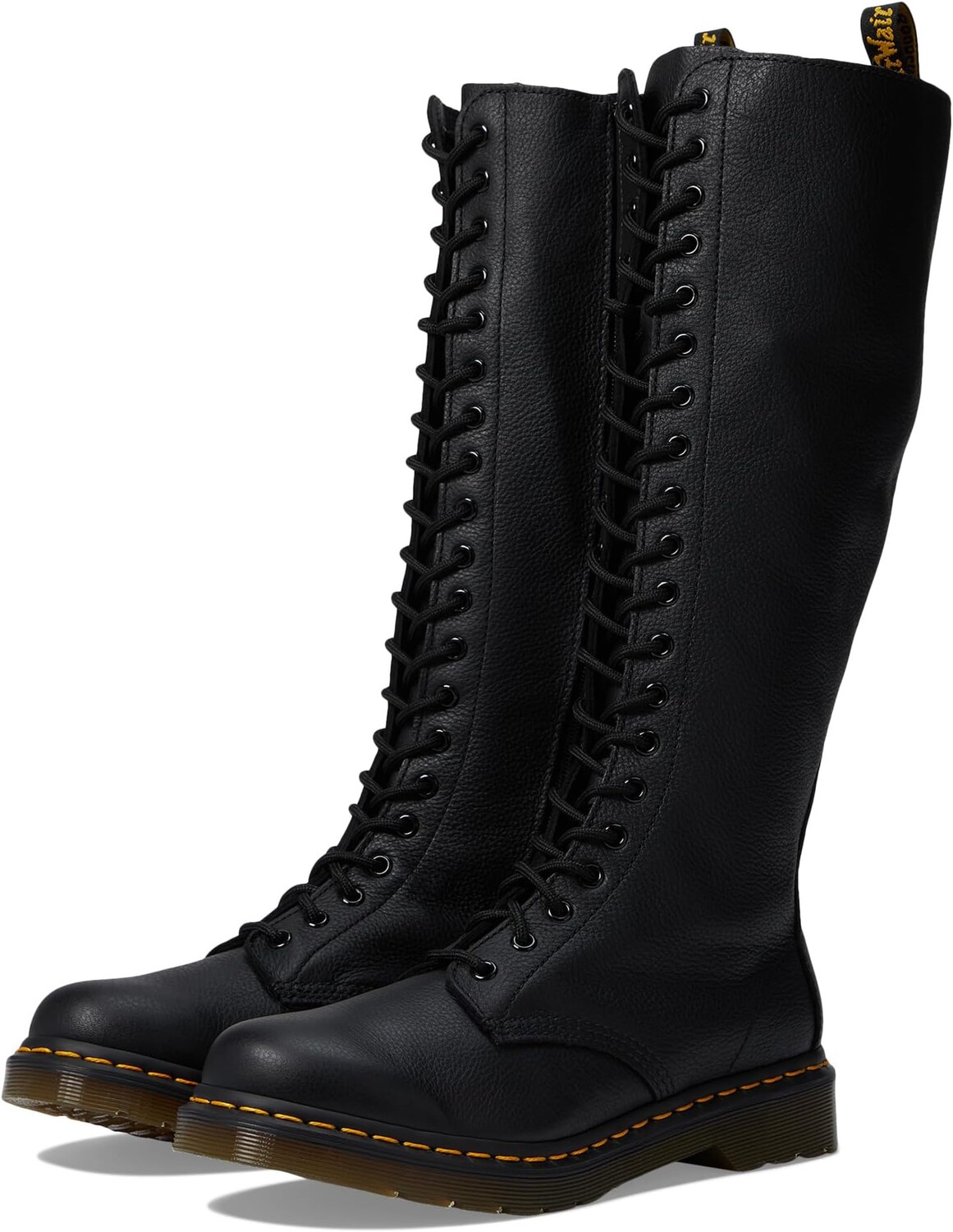 

Сапоги 1B60 20-Eye Zip Boot Dr. Martens, цвет Black Virginia